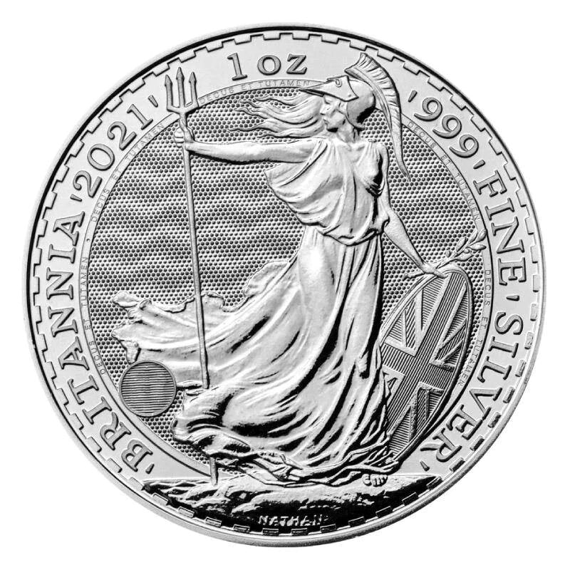 Britannia Silver Coin 31.10 g, 2021, 9405525