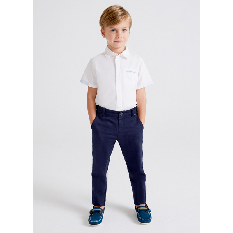 Long Pants In Navy Blue Boys Mayoral 3576