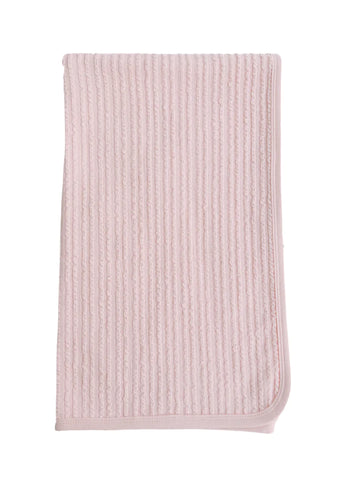 Pink Organic Cotton Girls Blanket