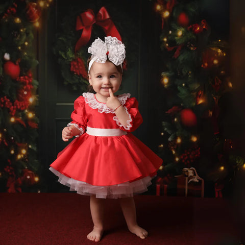 Elegant Long Sleeve Christmas Dress