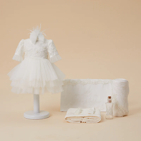 catholic baptism tulle dress