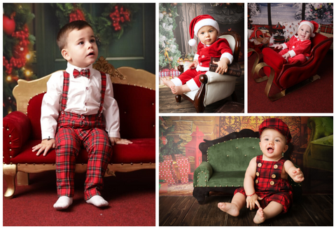 boys christmas clothes collage