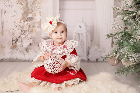 sedinta foto bebe rochita rosie