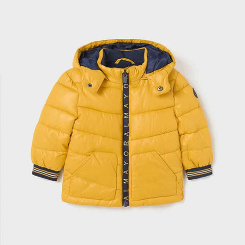 yellow beanie jacket for children
