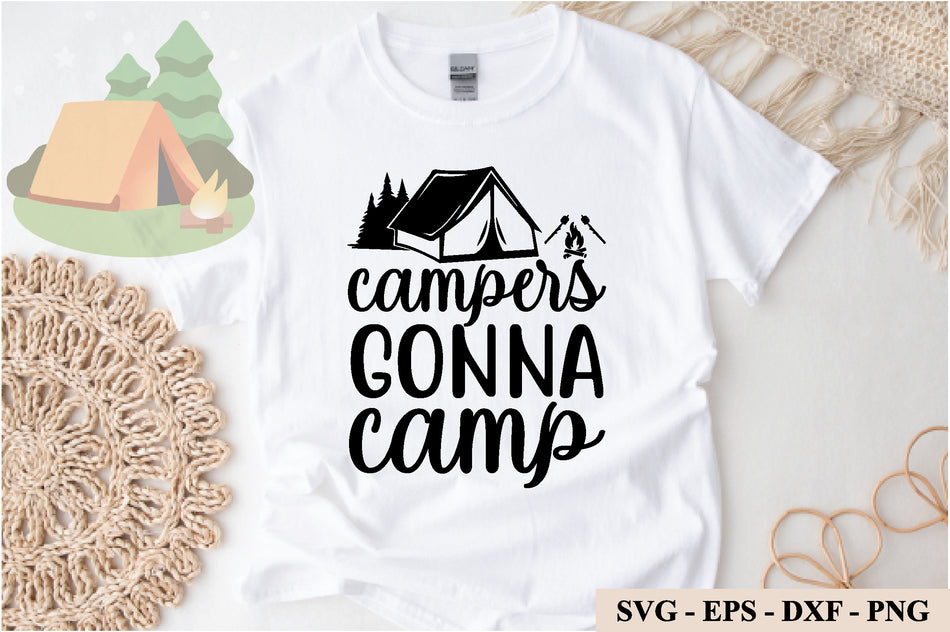 camping quote svg bundle cut file commercial use for sale