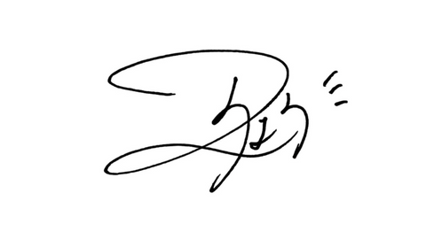 handwritten signature 4