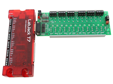 LabJack Relay Boards are perfect for controlling relays and connect directly to a LabJack