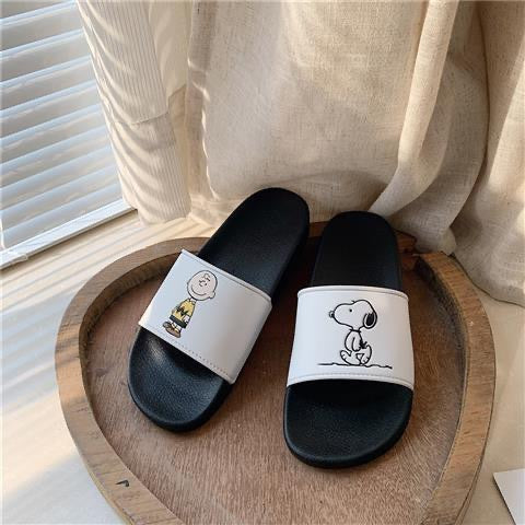 bladzijde Schrijft een rapport Algebraïsch Peanuts Snoopy & Charlie Brown Women Slippers Sandals Indoor Outdoor – Buy  Taiwan Online