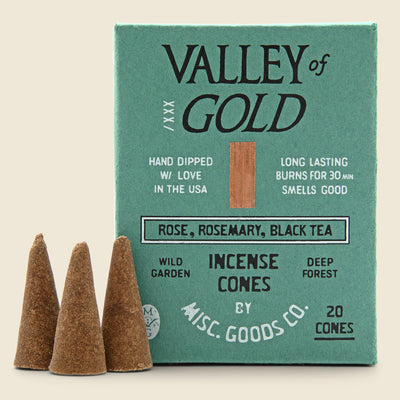 Natural Incense Sticks, Cones and Incense Holders - Made in USA – Misc.  Goods Co.