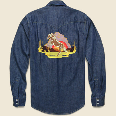 Levi's Barstow Western - Soaring Peace Doves