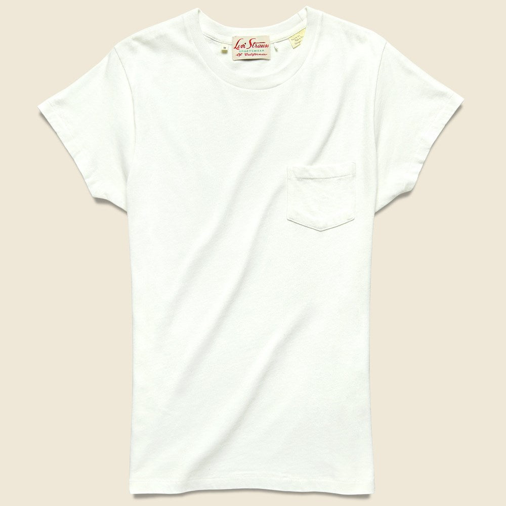 1950s Sportswear Tee - White