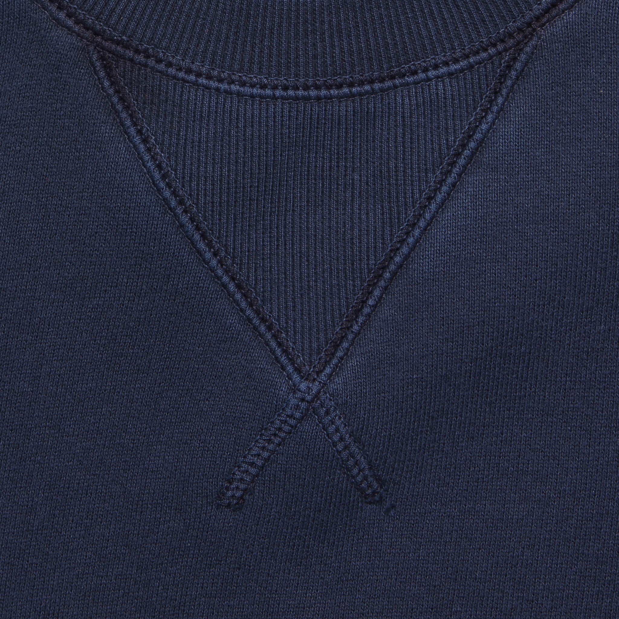 Garment Dyed Crewneck Sweatshirt - Navy