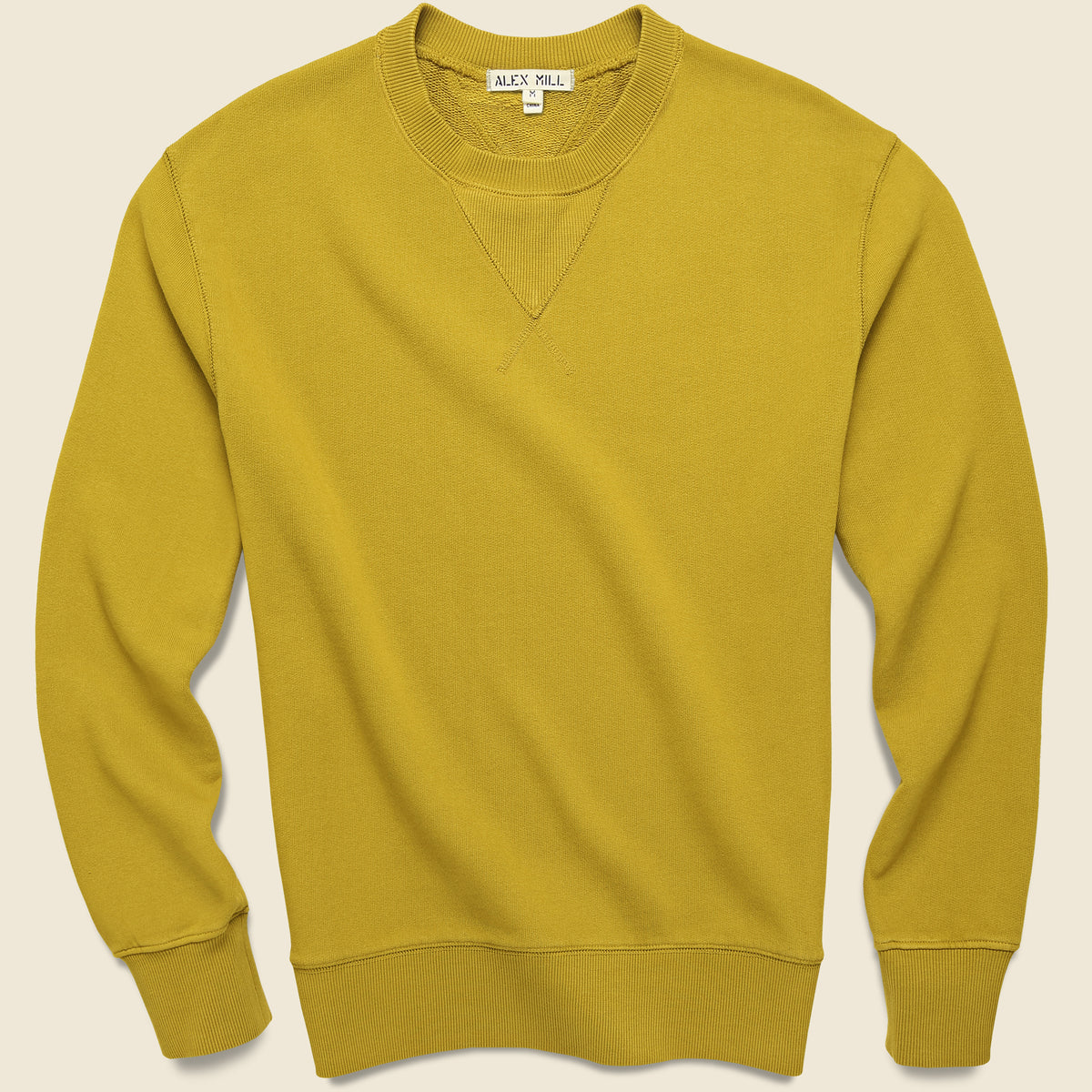 Crewneck Sweatshirt - Yellow Ochre