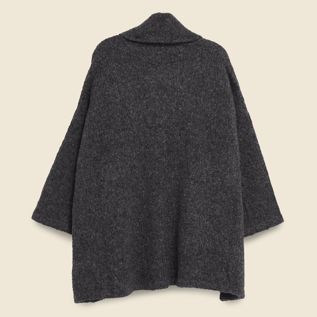 Haori Sweater Coat - Charcoal