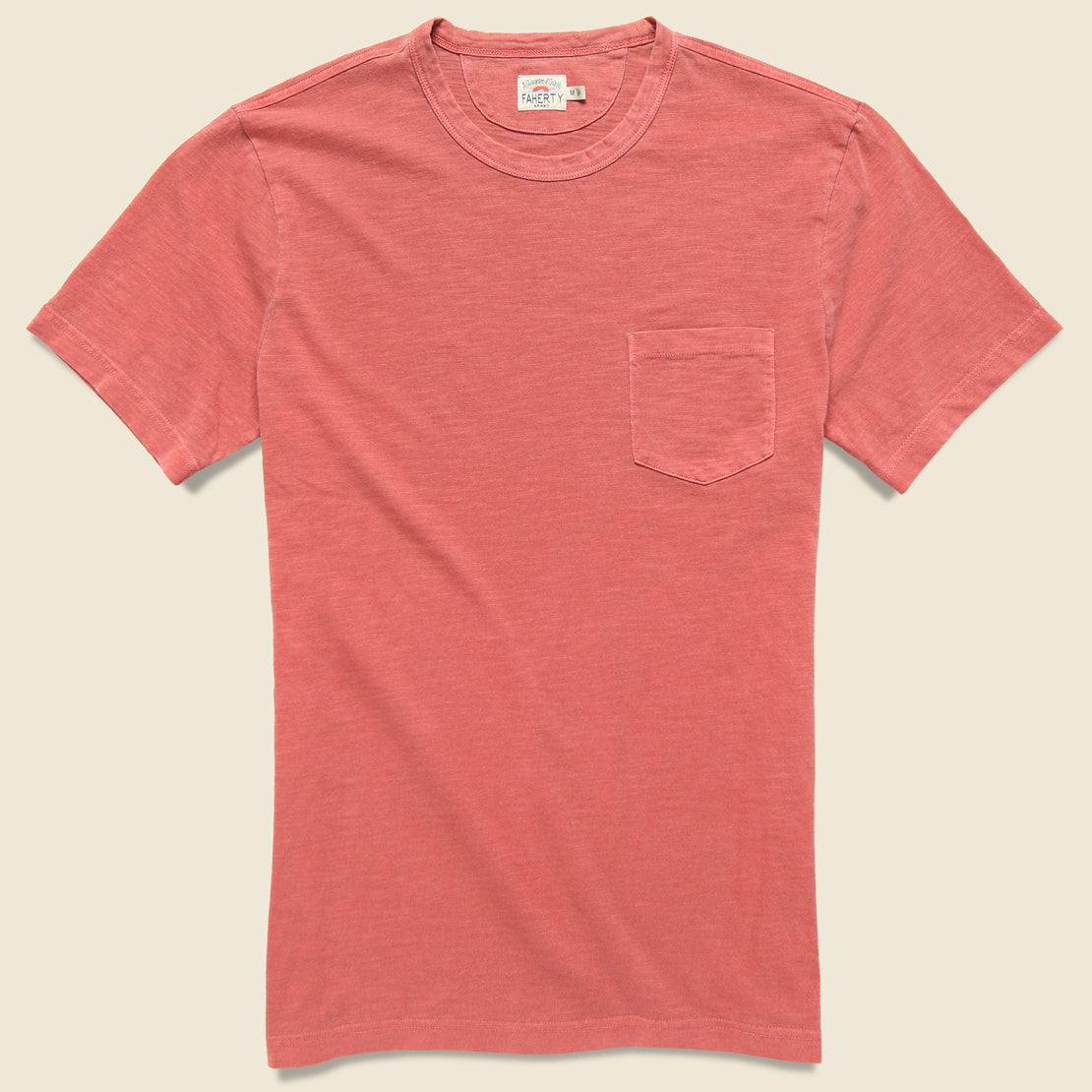 faded red t shirt