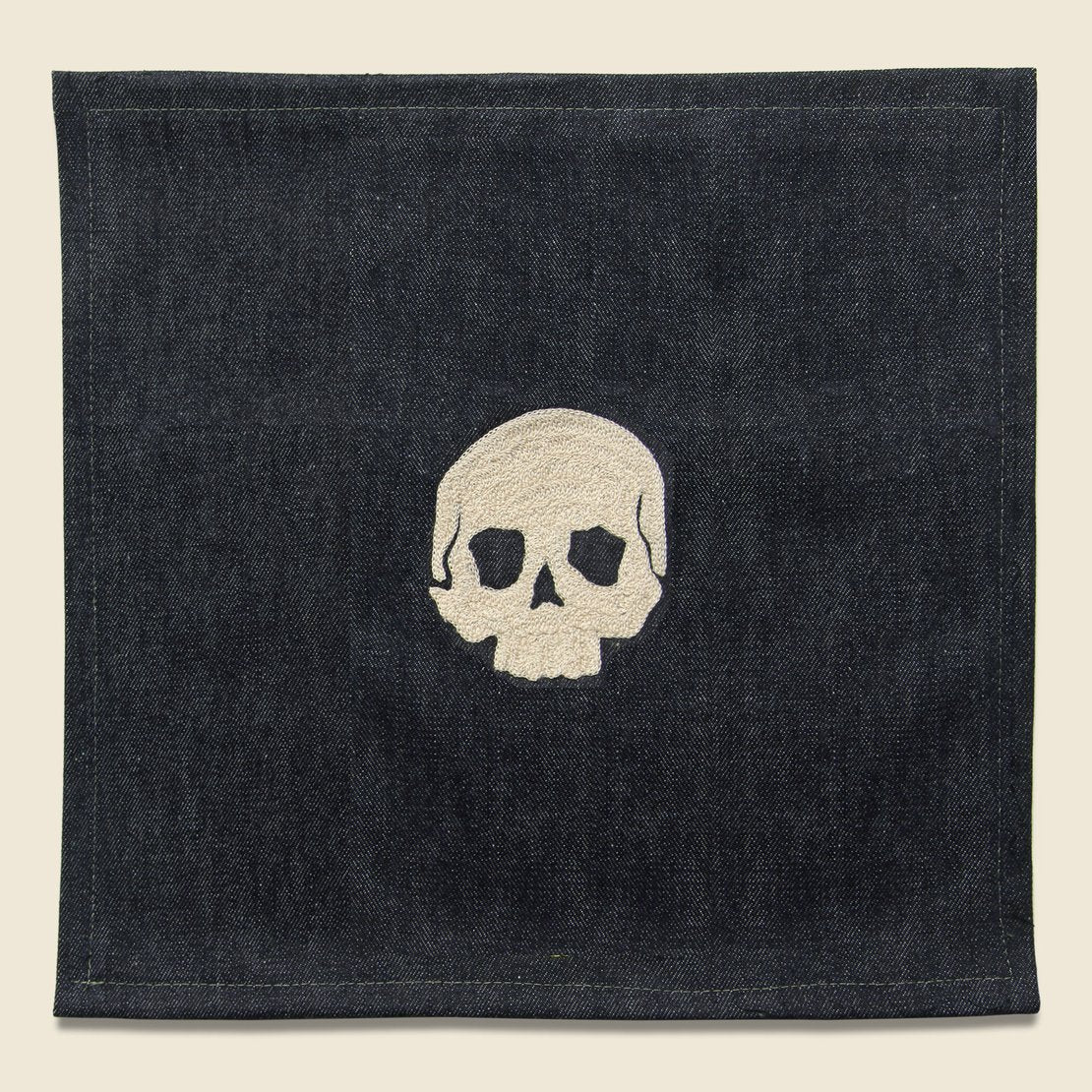 skull embroidery