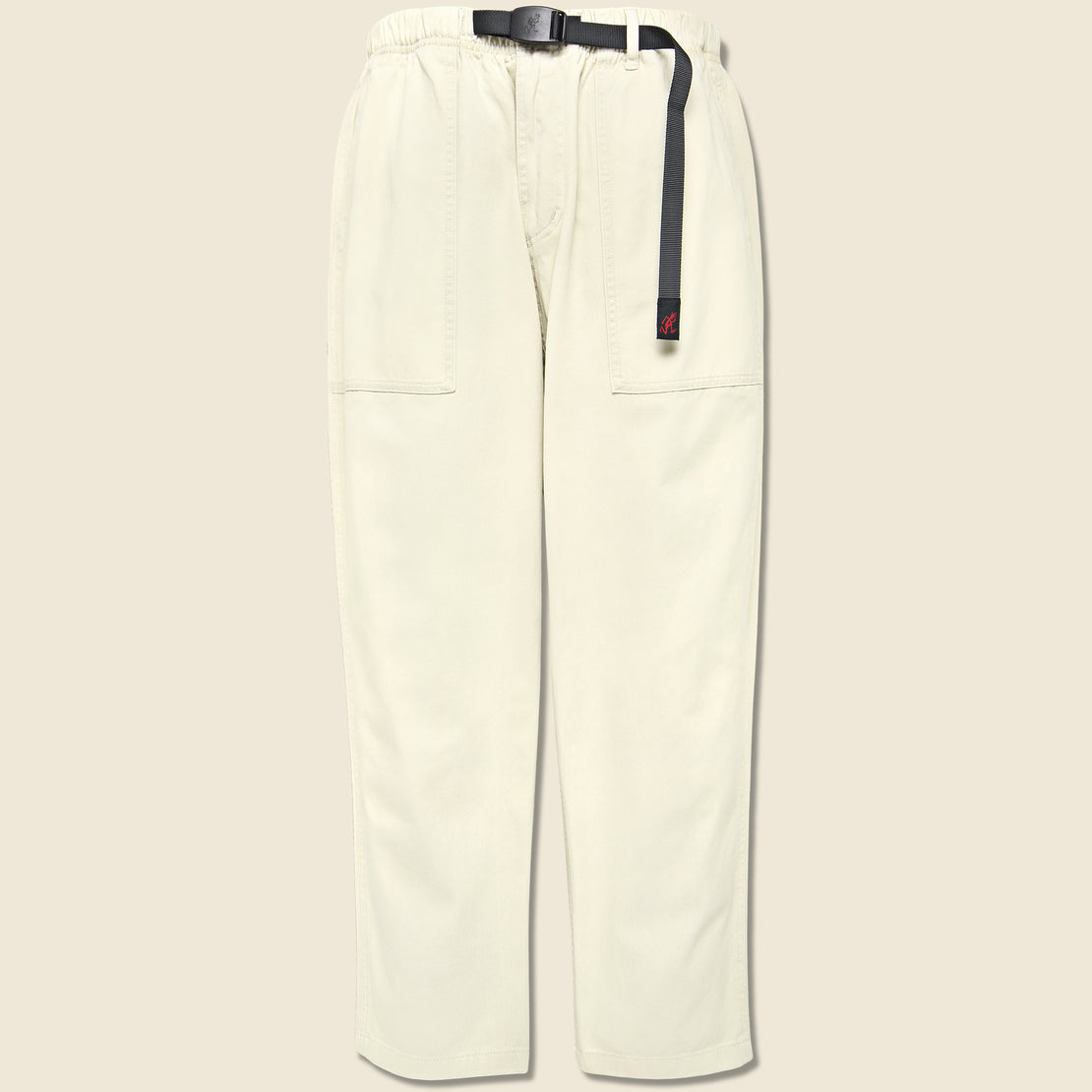 Loose Tapered Twill Pant - Greige