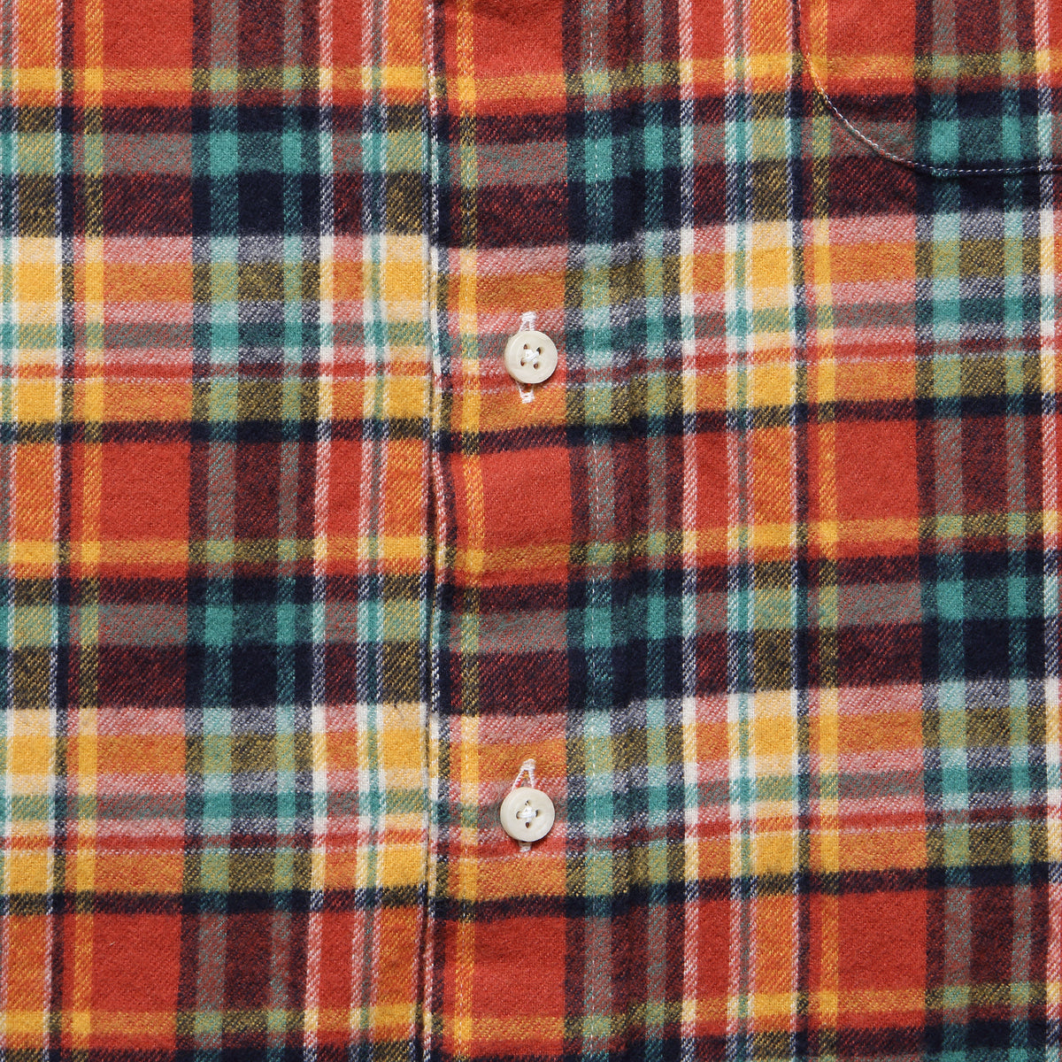 Plaid Flannel - Burnt Orange