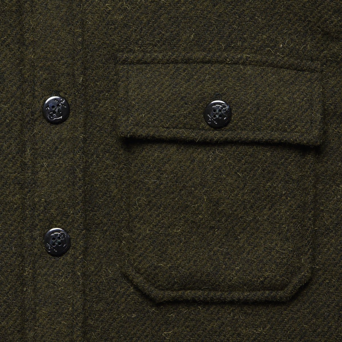 Hall CPO Overshirt - Olive Tweed