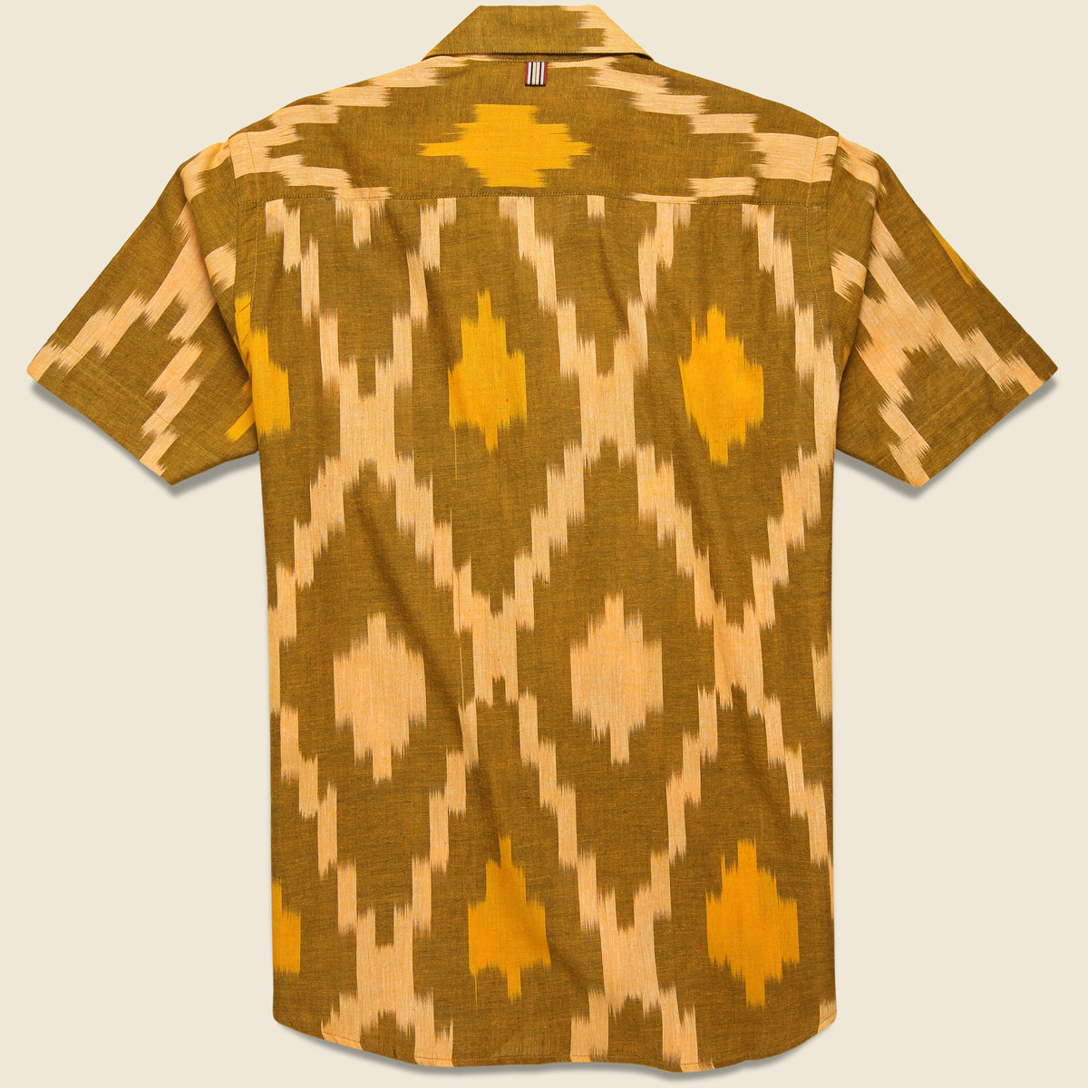 Lamar Ikat Shirt - Yellow