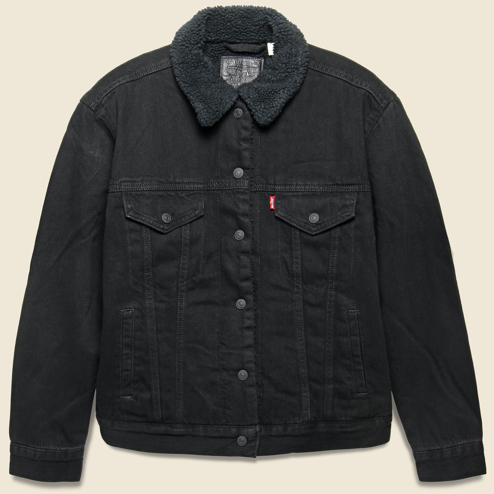 حربة اللوتس التحقق levis denim sherpa 