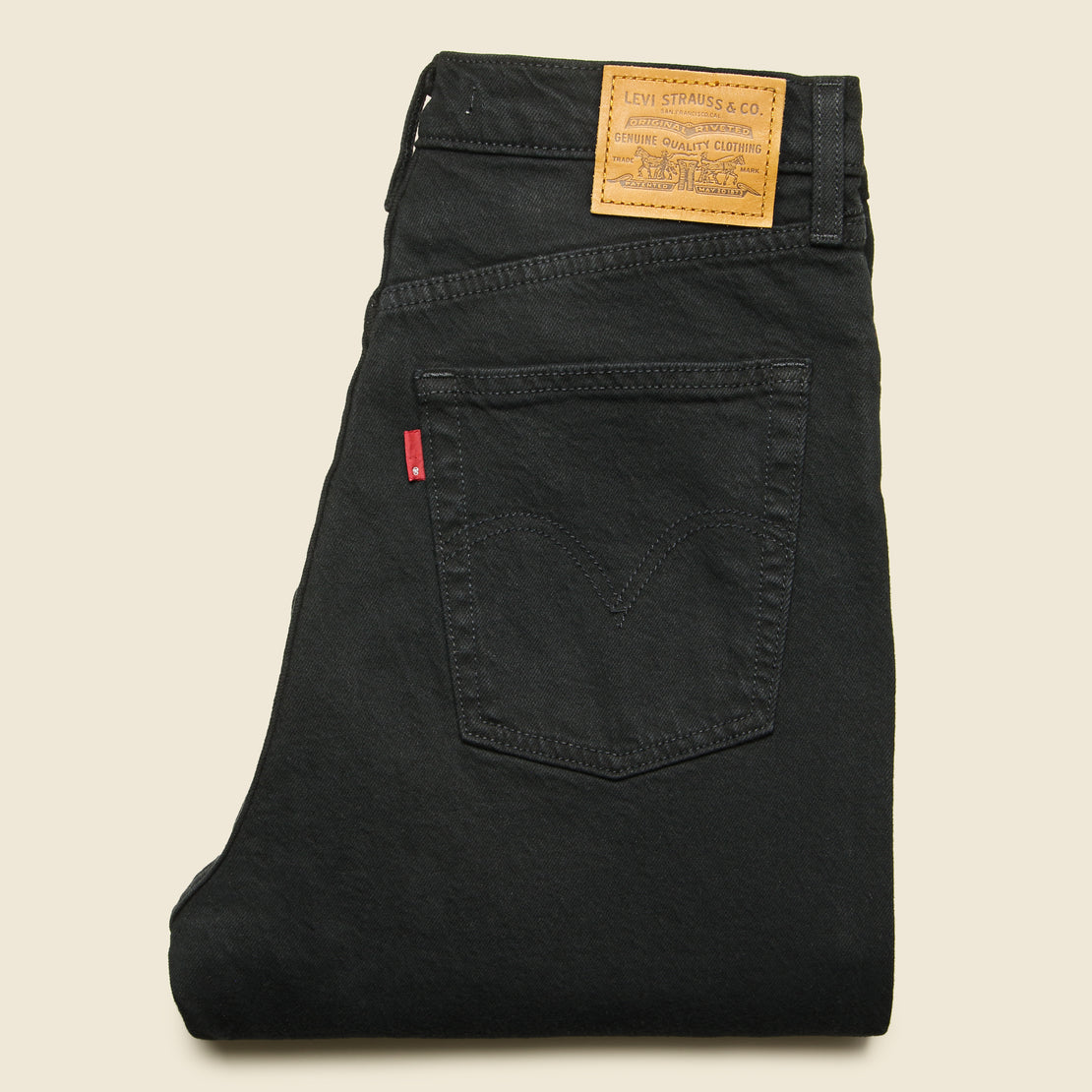 levi's ribcage straight ankle black