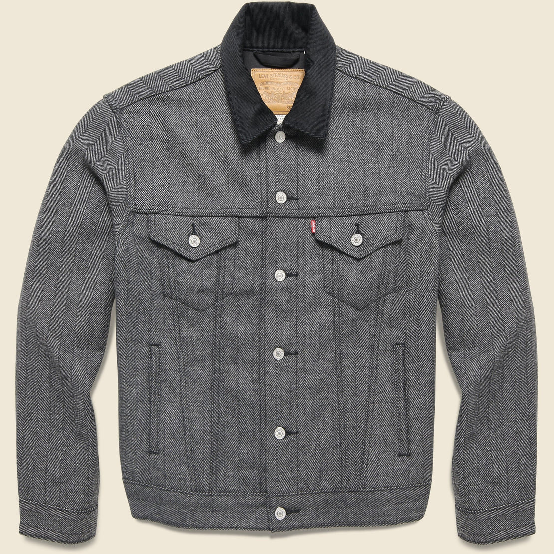 Top 41+ imagen levi’s herringbone trucker