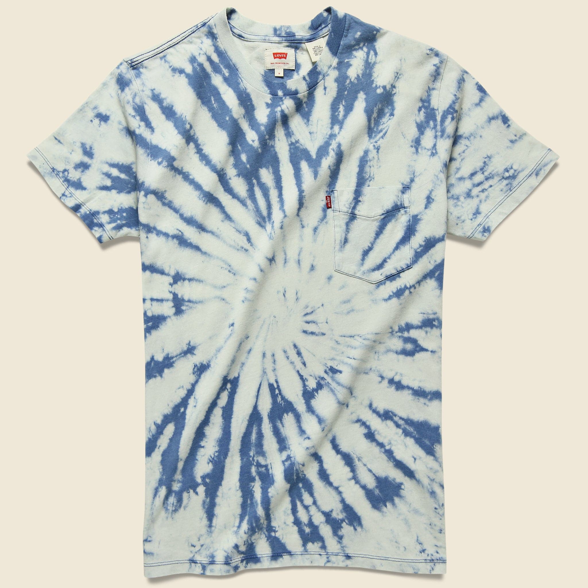 levis tie dye t shirt