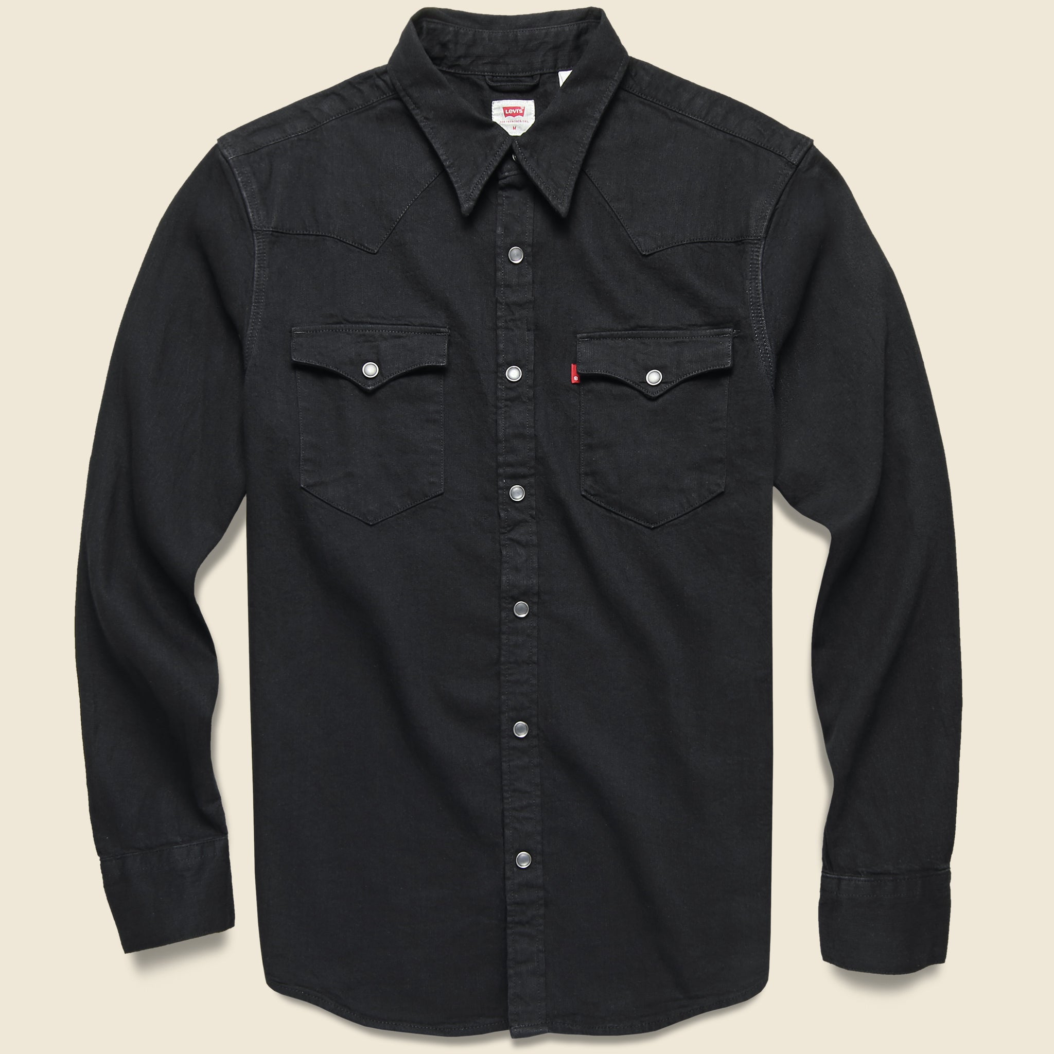 levis barstow western shirt black