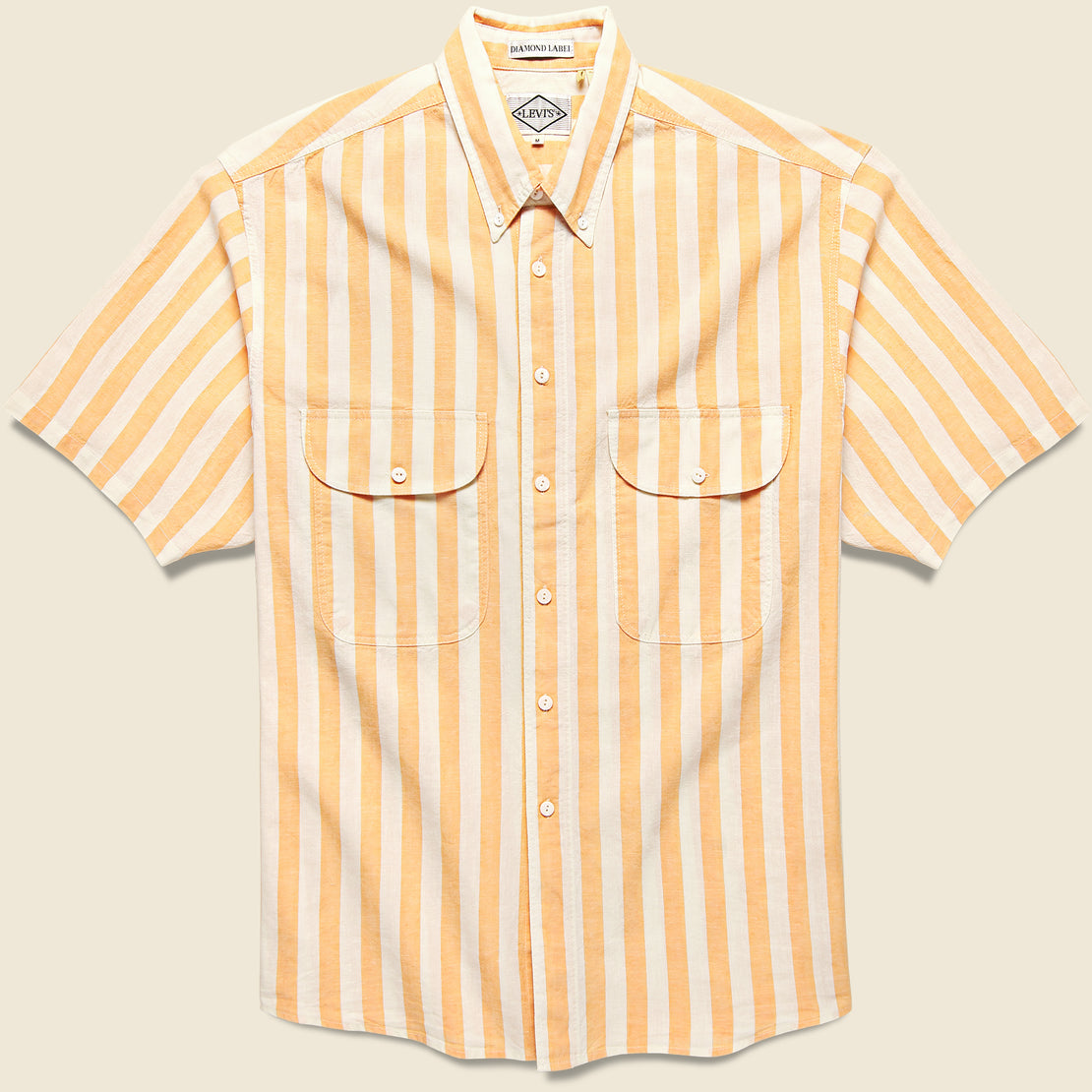 Diamond Shirt - Melon/Orange/White