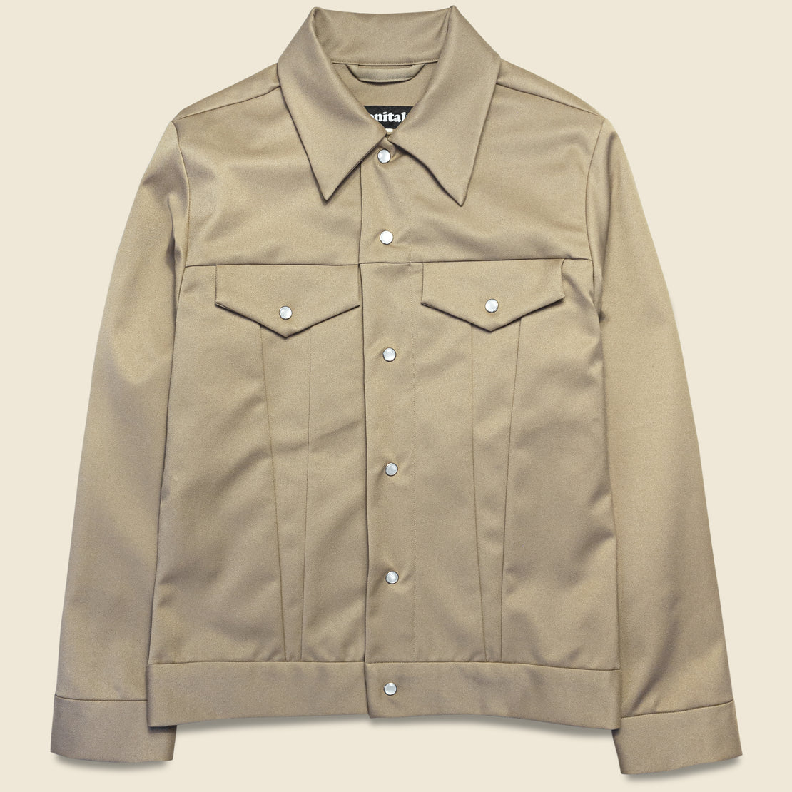 khaki trucker jacket