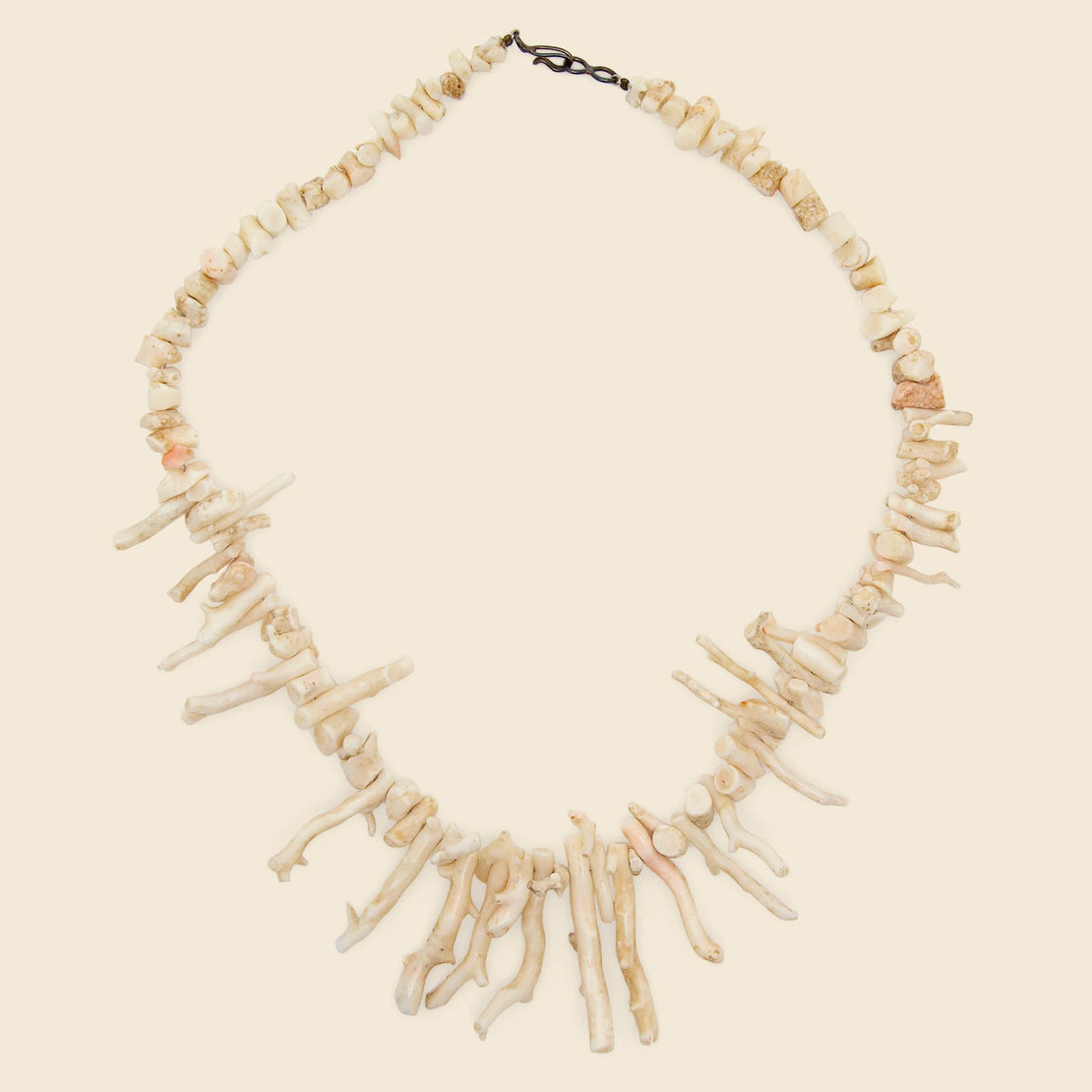 white coral necklace