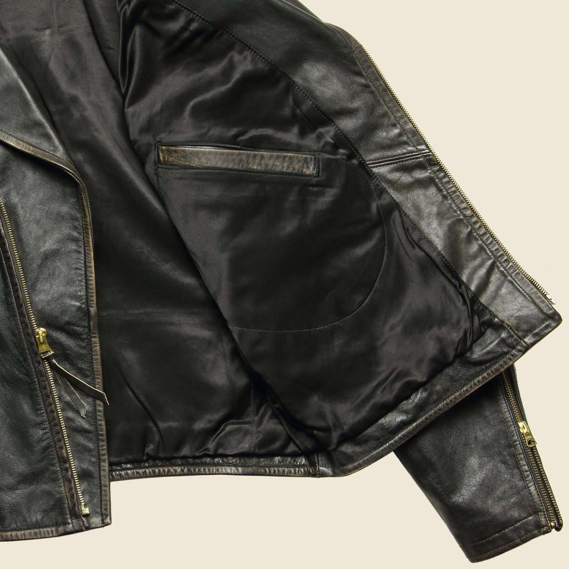 rrl leather jacket