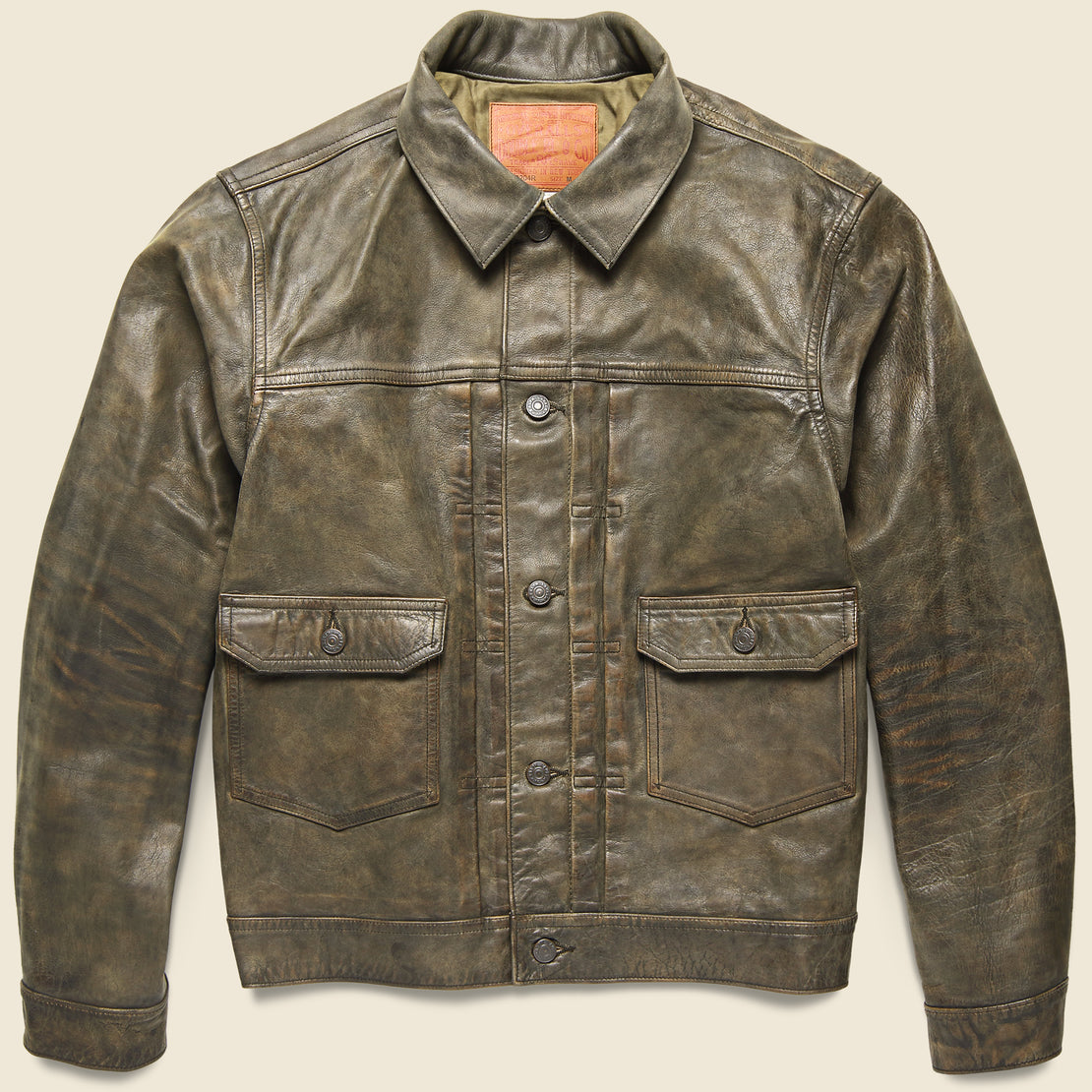 rrl leather jacket