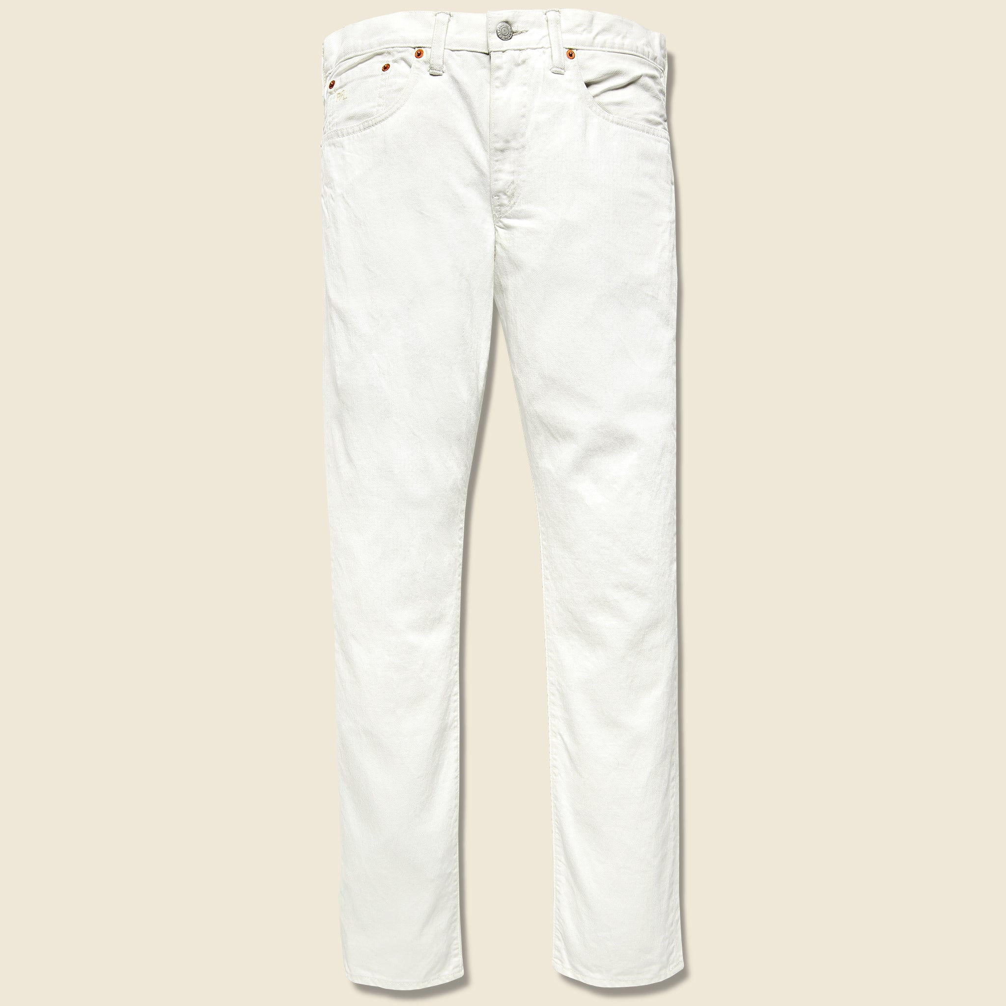 rrl white jeans