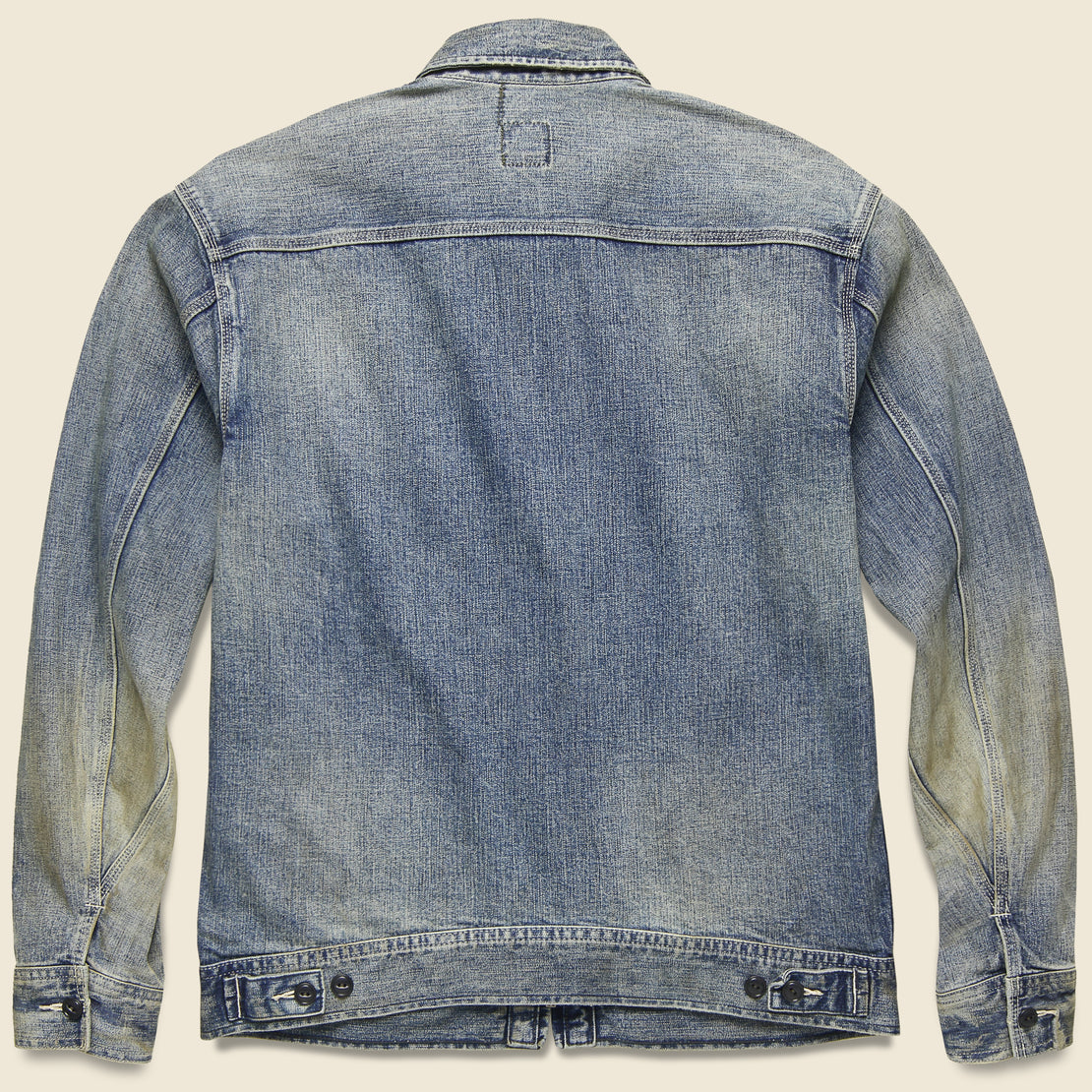 Denim Zip-Front Jacket - Malverne Wash
