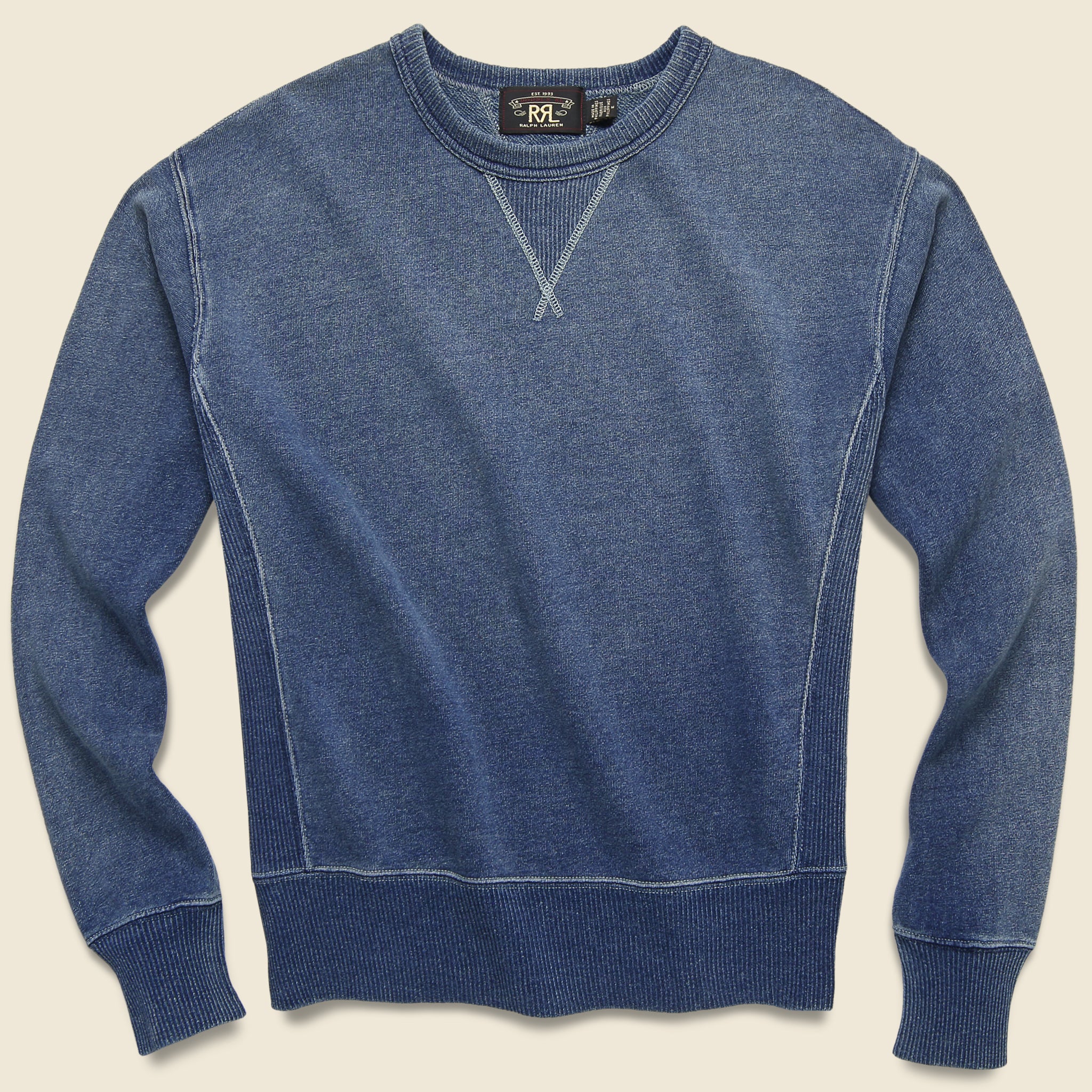 Double V Crewneck Sweatshirt - Washed 