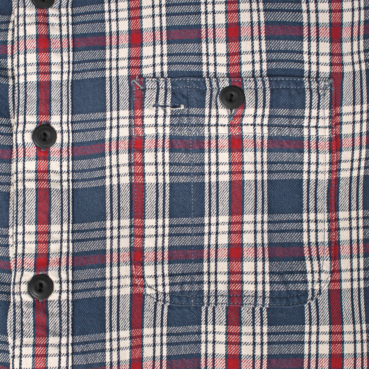 Plaid Twill Workshirt - Blue/Red