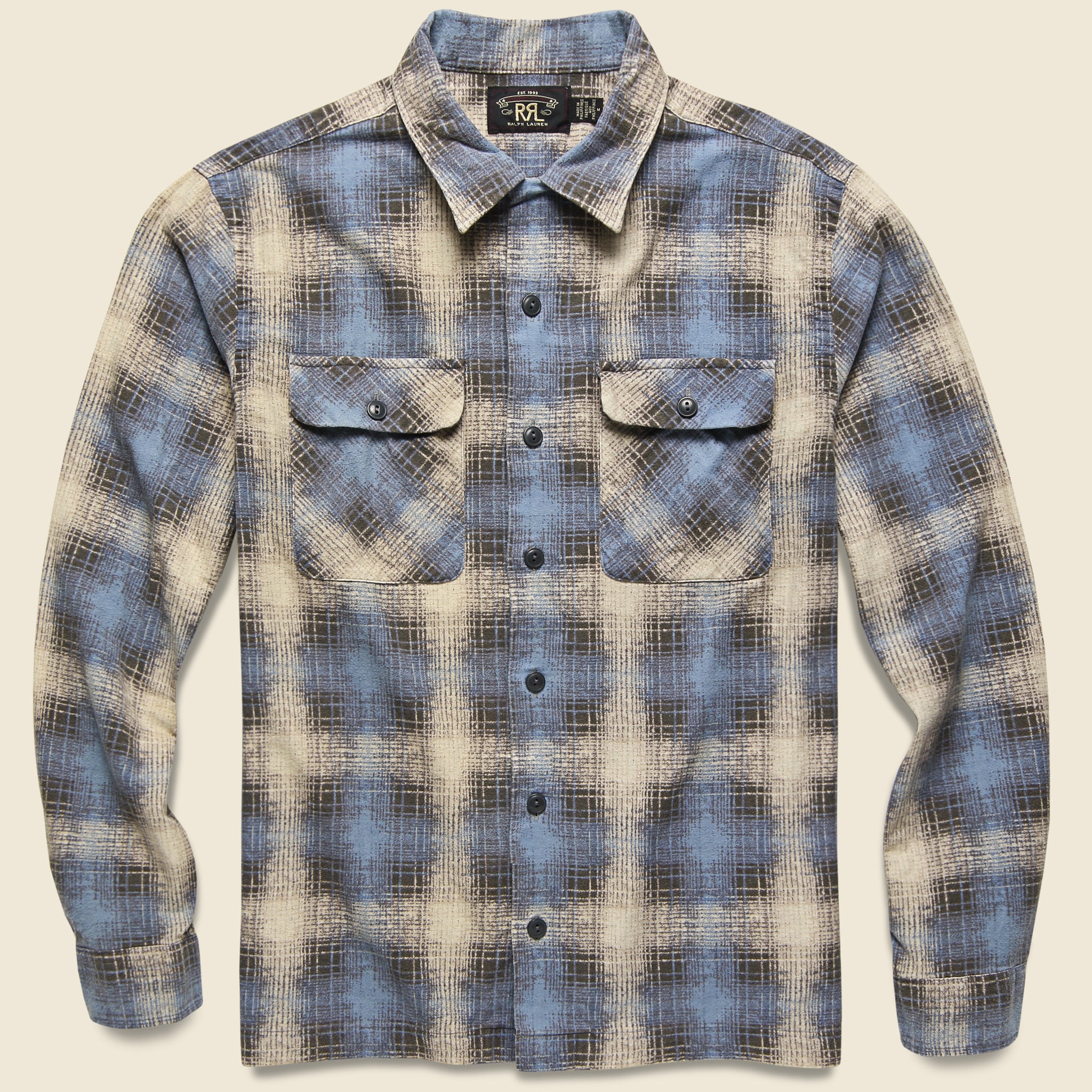 rrl plaid shirt