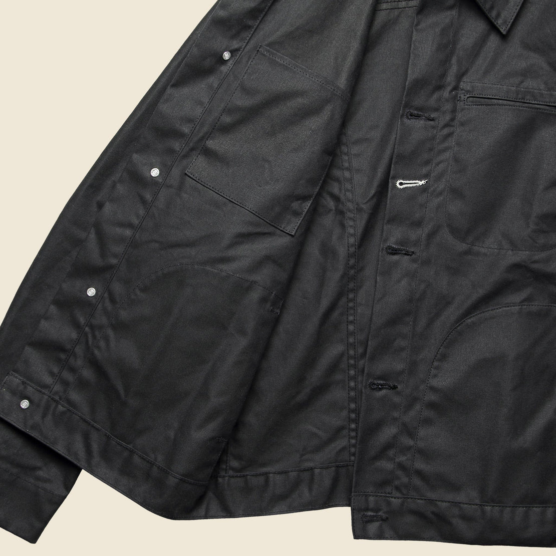 Supply Jacket - Waxed Black Ridgeline