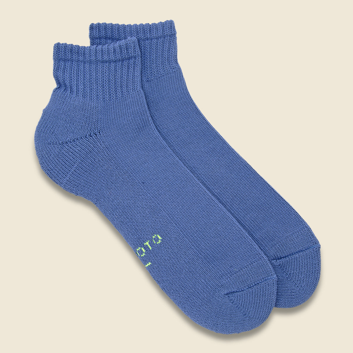 Everyday Pile Ankle Sock - Blue