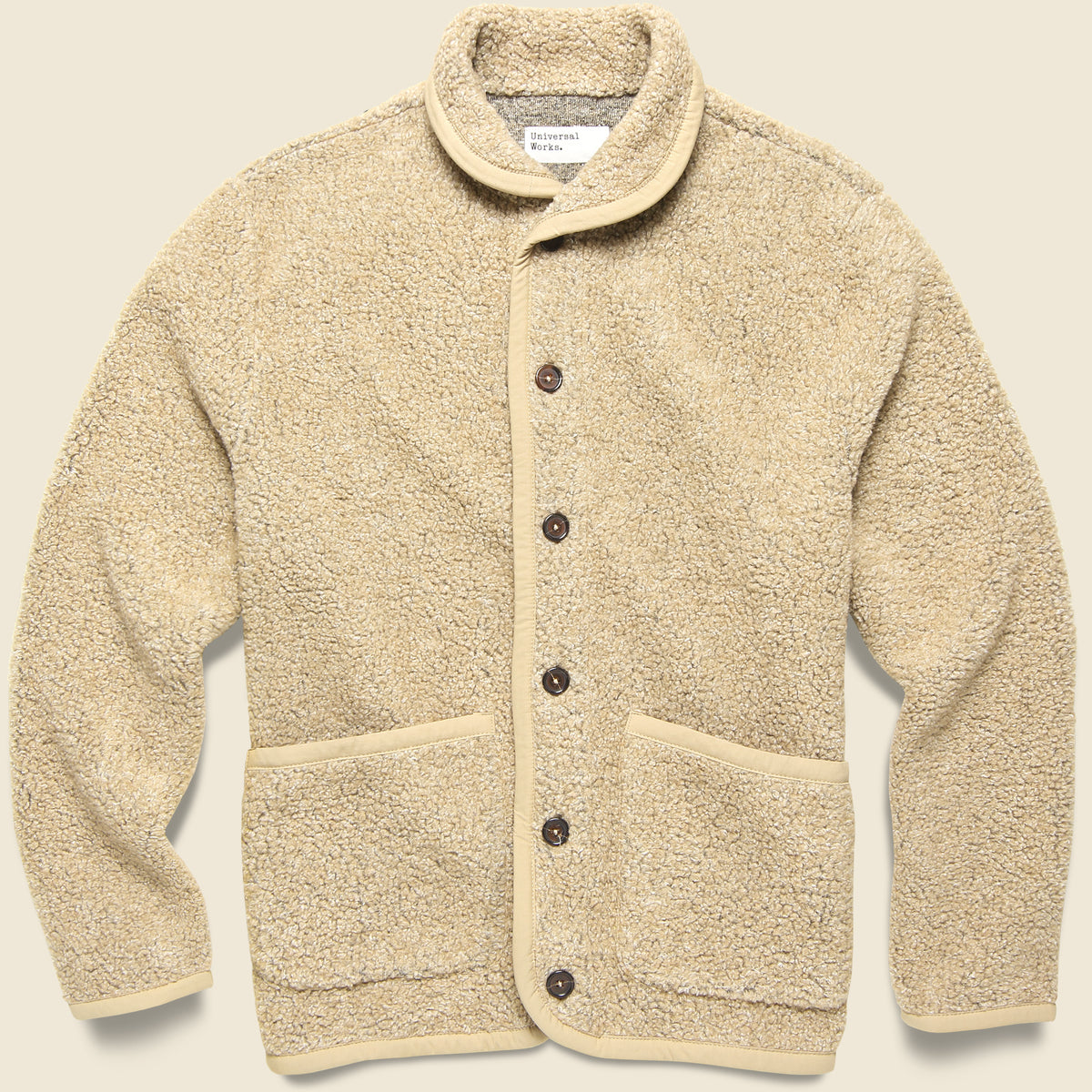 Lancaster Jacket - Stone Shakespeare Fleece