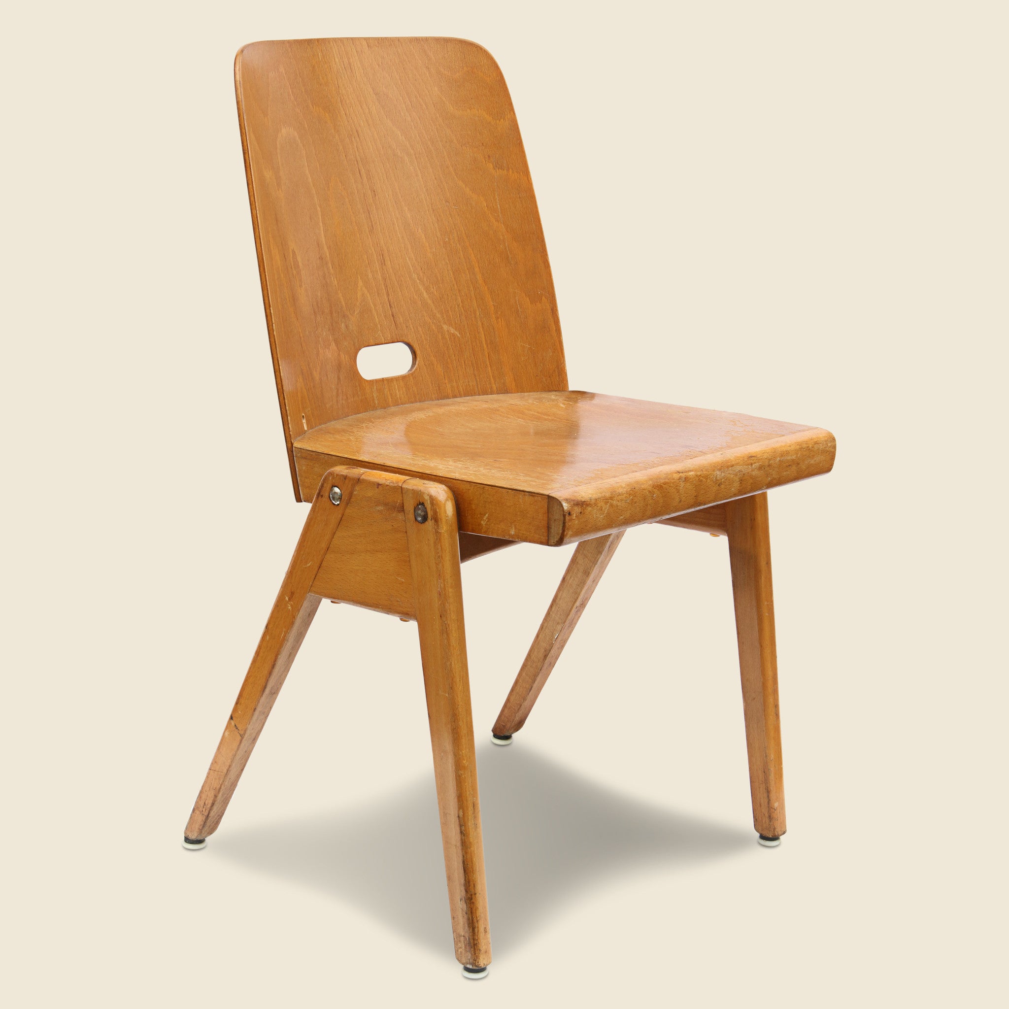 english industrial plywood chair 2