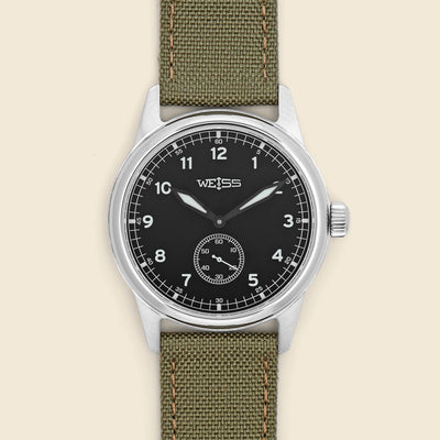 The Weiss Standard Issue Field Watch 38mm Harkens Back to the Classics |  Gear Patrol