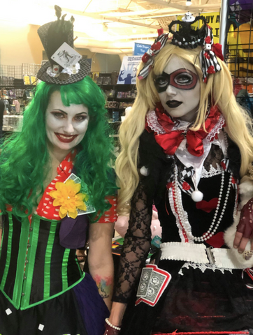 Just two of the many creative costumes at the Hamilton 2019 Comic-Con