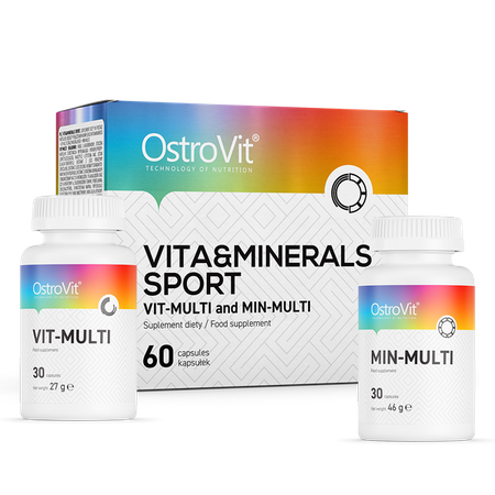 Se VITA & MINERALER Sport, 2 x 30 kapsler hos vitaminone.dk