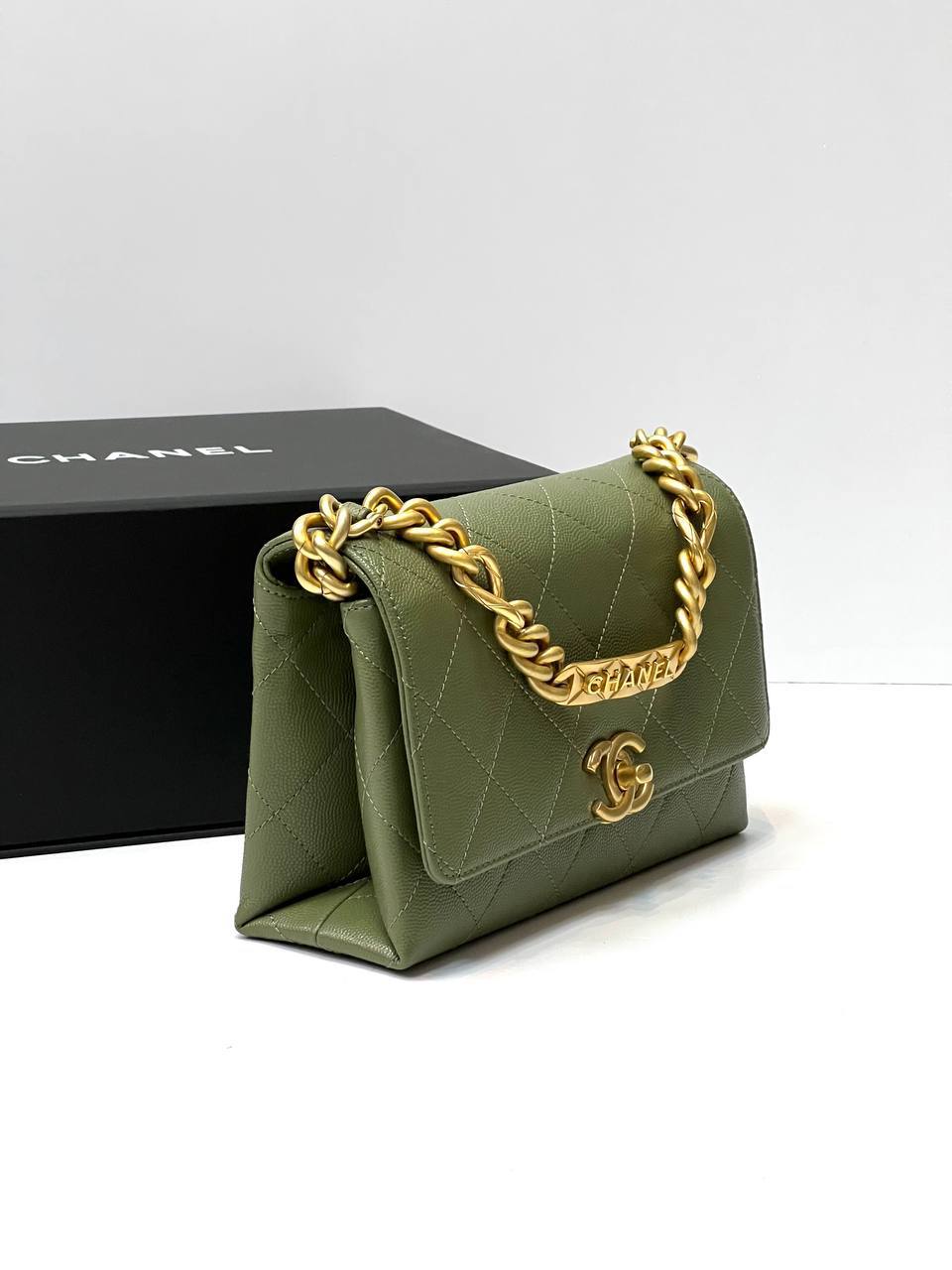 Chanel Front Logo Flap Bag First  Muscat Online Shopping  Facebook