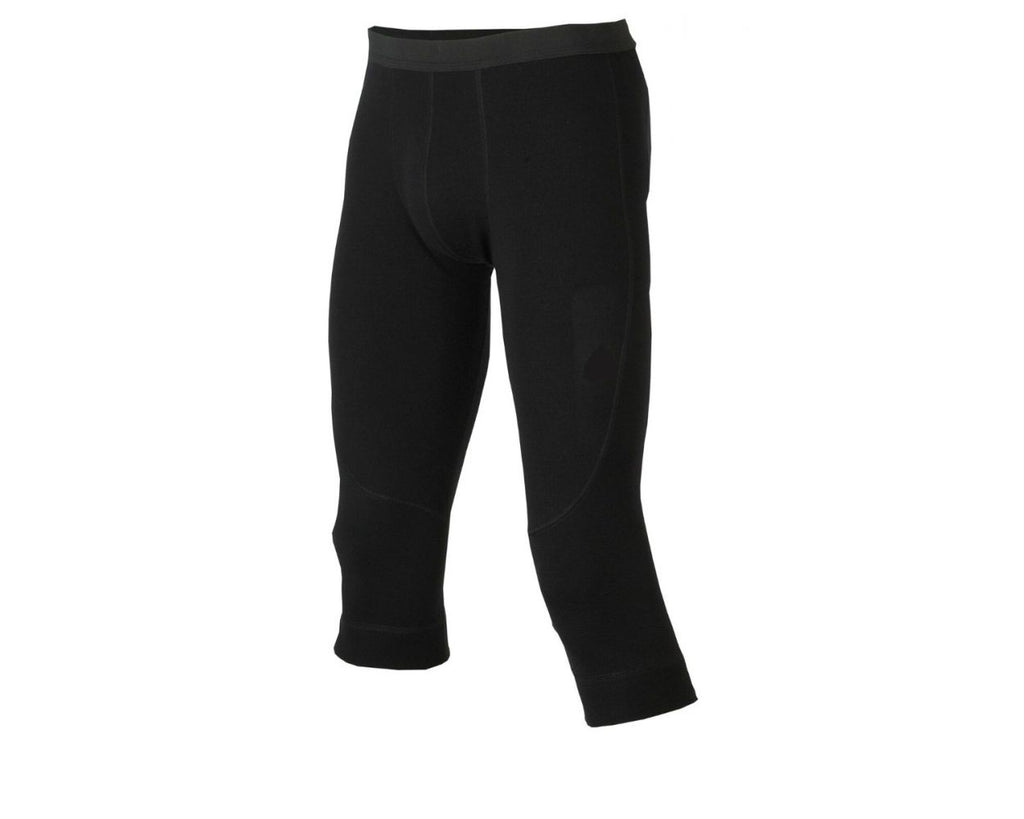 Shorts Long WarmWool Black Jet - w/Windstop Aclima Man