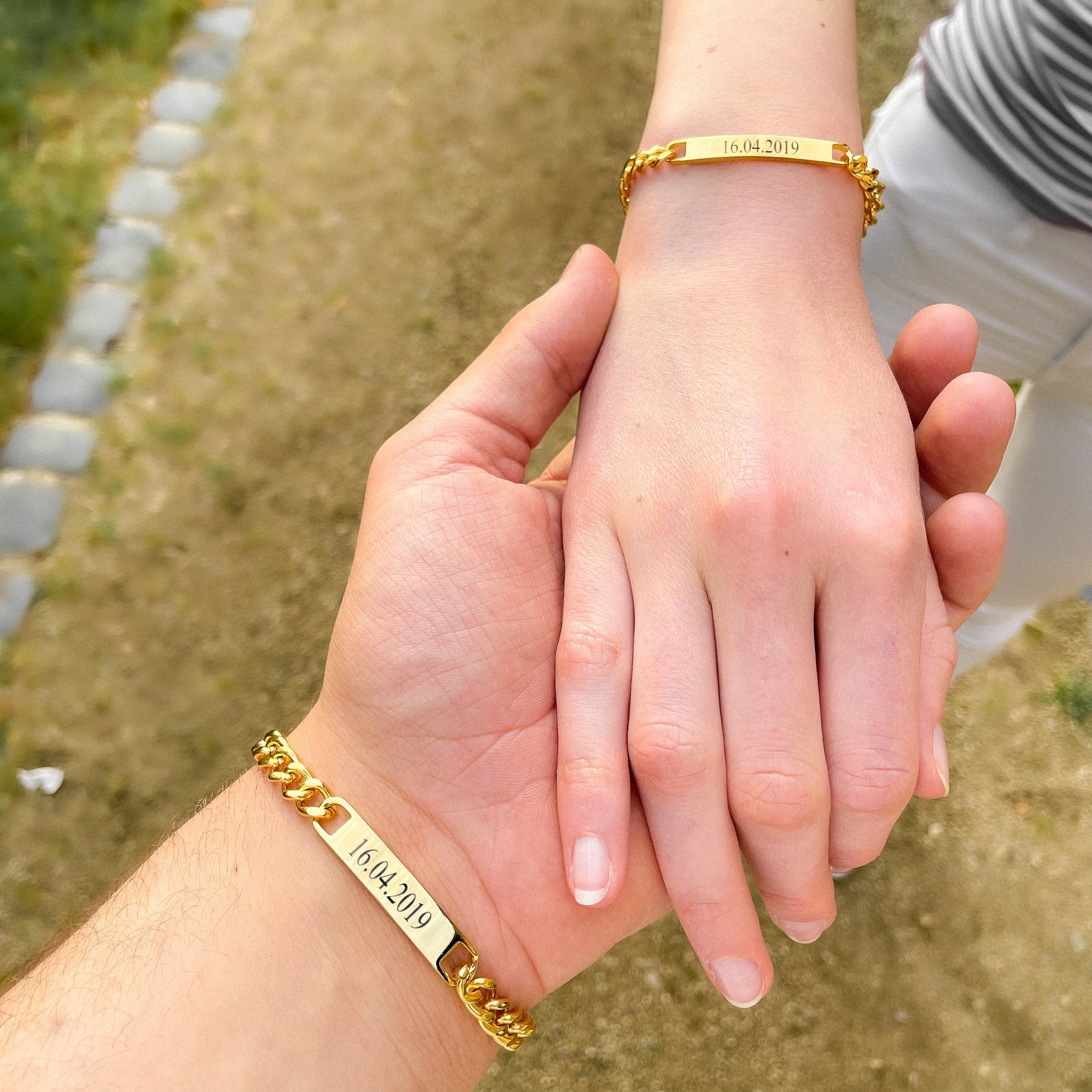 Buy Couple Bracelet Gold Online In India India, 50% OFF