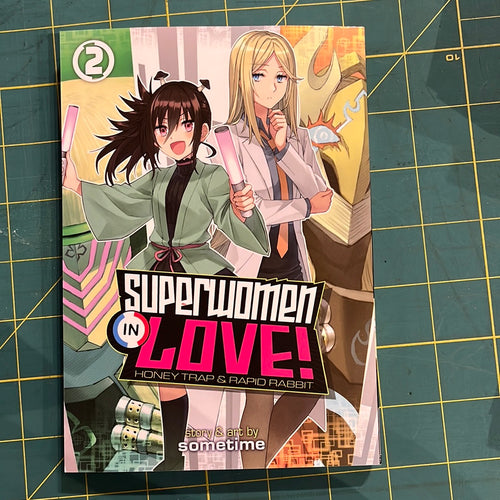 Superwomen in Love! Honey Trap and Rapid Rabbit Manga (1-5) Bundle